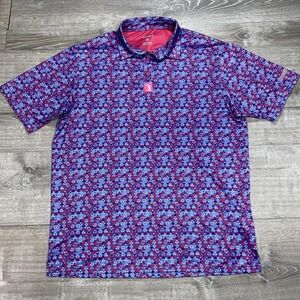 Mens XL Multicolor Geometric Golf Stretch Performance Print